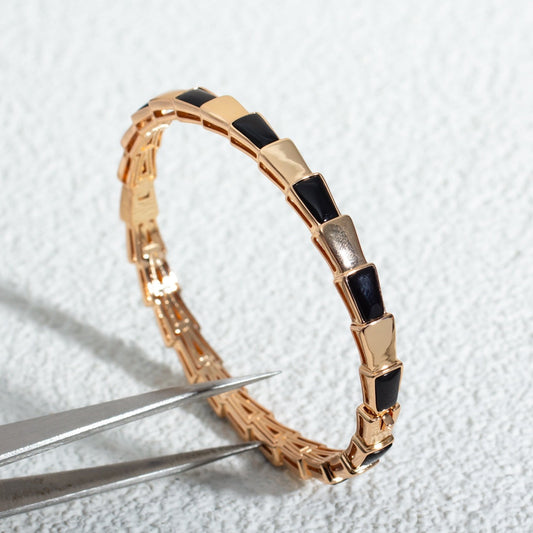 [Star Jewelry]SERPENTI BRACELET PINK GOLD ONYX