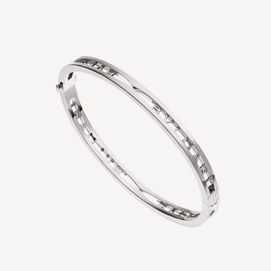 [Star Jewelry]ZERO 1 SPIRAL LOGO SILVER BRACELET