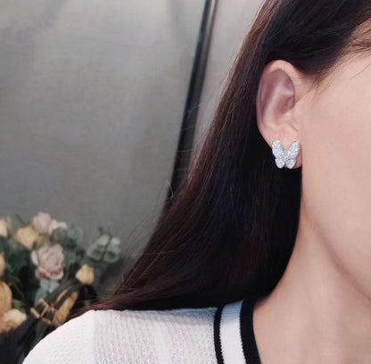 [Star Jewelry]BUTTERFLY ALL DIAMOND EARRINGS