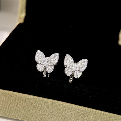 [Star Jewelry]BUTTERFLY ALL DIAMOND EARRINGS