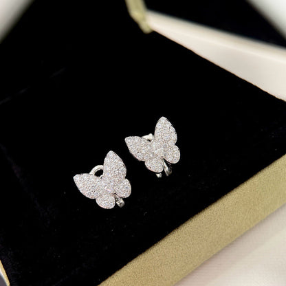 [Star Jewelry]BUTTERFLY ALL DIAMOND EARRINGS