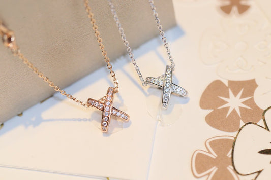 [Star Jewelry]JEUX DE DIAMOND NECKLACE